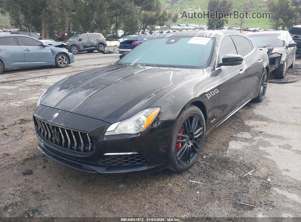 ZAM56RPL4H1244891 2017 MASERATI QUATTROPOR Black Передня ліва чверть