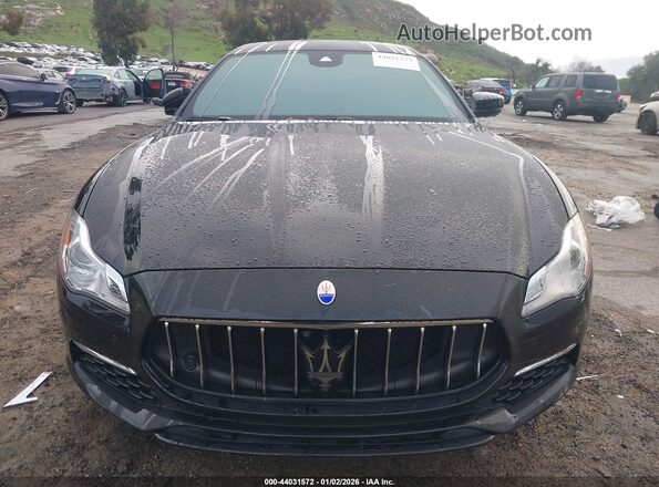 ZAM56RPL4H1244891 2017 MASERATI QUATTROPOR Black Вид щитка приладів