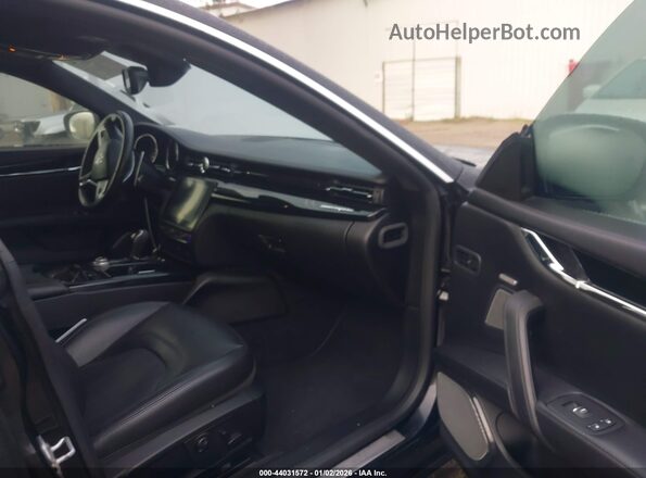 ZAM56RPL4H1244891 2017 MASERATI QUATTROPOR Black Вид салону спереду