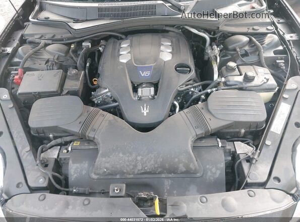 ZAM56RPL4H1244891 2017 MASERATI QUATTROPOR Black Вид ззаду
