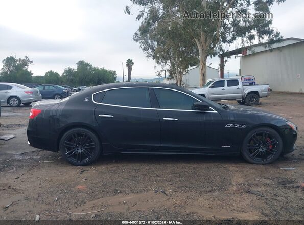 ZAM56RPL4H1244891 2017 MASERATI QUATTROPOR Black Вид задньої частини салону