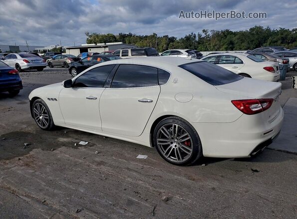 ZAM56RPS6H1230210 2017 MASERATI QUATTROPOR White Tył lewy