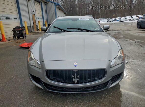 ZAM56RRA0G1167978 2016 MASERATI QUATTROPOR Silver Դիմացի տեսք