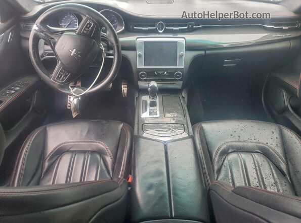 ZAM56RRA0G1167978 2016 MASERATI QUATTROPOR Silver Առջևի վահանակի տեսք