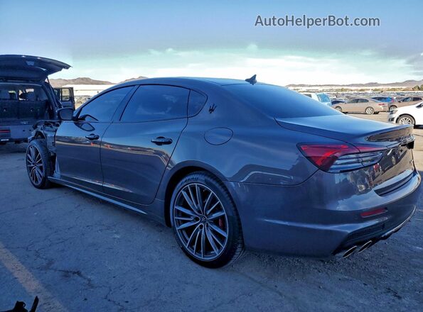 ZAM56YPM7N1380981 2022 MASERATI QUATTROPOR Серый Задняя левая четверть