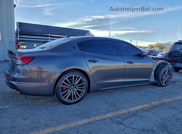 ZAM56YPM7N1380981 2022 MASERATI QUATTROPOR Серый Задняя правая четверть