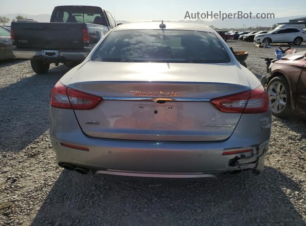 ZAM56YRL8J1270987 2018 MASERATI QUATTROPOR Серебряный Вид сзади