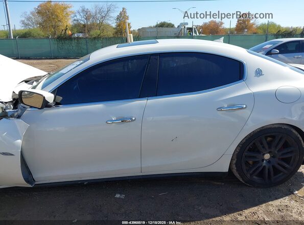 ZAM57RSA1G1175627 2016 MASERATI GHIBLI Белый Вид задней части салона