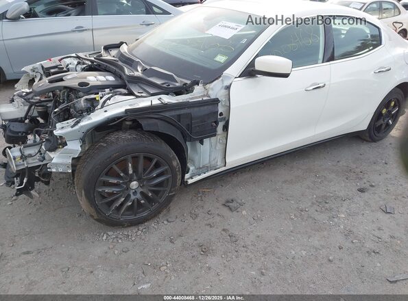 ZAM57RSA6G1189765 2016 MASERATI GHIBLI White Vista tres cuartos delantera izquierda