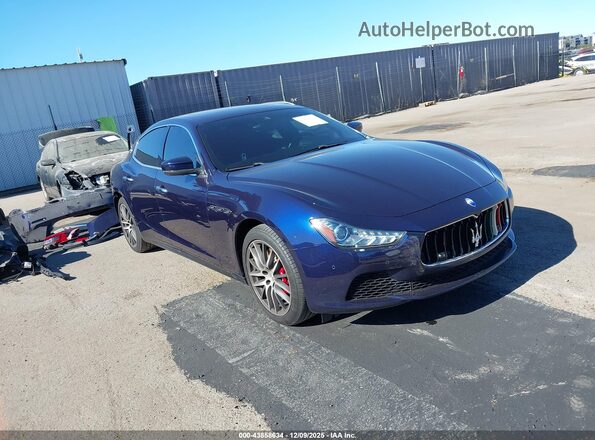 ZAM57RSS7H1248705 2017 MASERATI GHIBLI Dark Blue Առջևի աջ