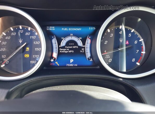 ZAM57RSS7H1248705 2017 MASERATI GHIBLI Dark Blue Հետևի նստատեղերի տեսք