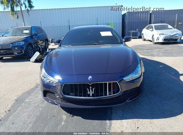 ZAM57RSS7H1248705 2017 MASERATI GHIBLI Dark Blue Սալոնի հետևի տեսք