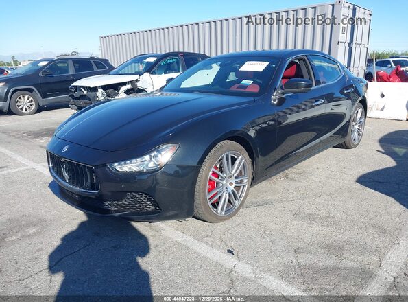 ZAM57RSS8H1233596 2017 MASERATI GHIBLI Black Przód lewy