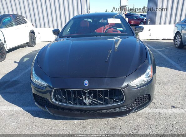 ZAM57RSS8H1233596 2017 MASERATI GHIBLI Black Widok z przodu