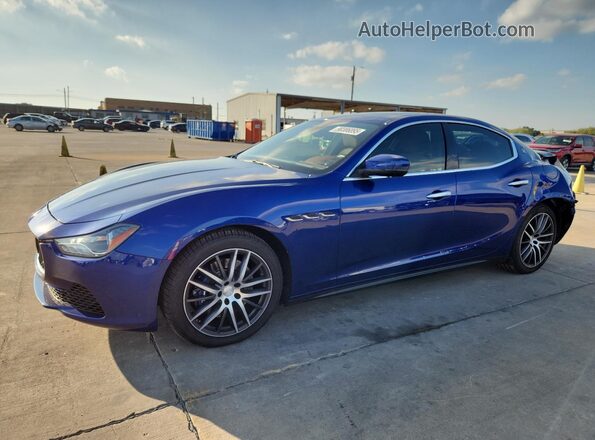 ZAM57RTA4H1231785 2017 MASERATI GHIBLI Blue Przód lewy
