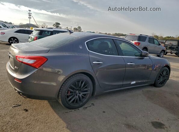 ZAM57RTA7G1183780 2016 MASERATI GHIBLI Gray Trasero derecho