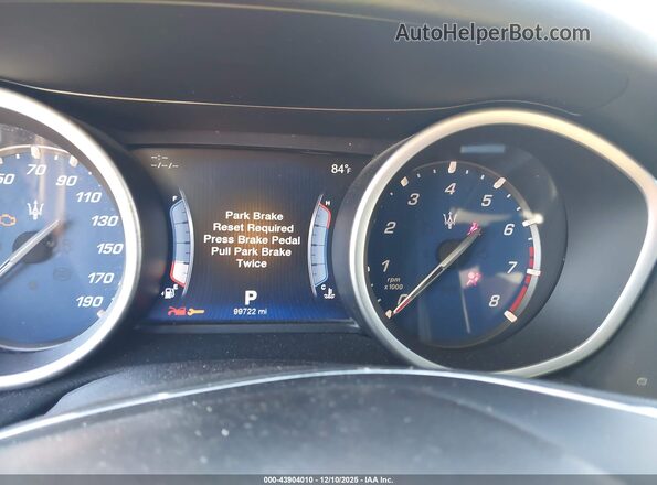 ZAM57XSA2G1178587 2016 MASERATI GHIBLI Black Vista de los asientos traseros