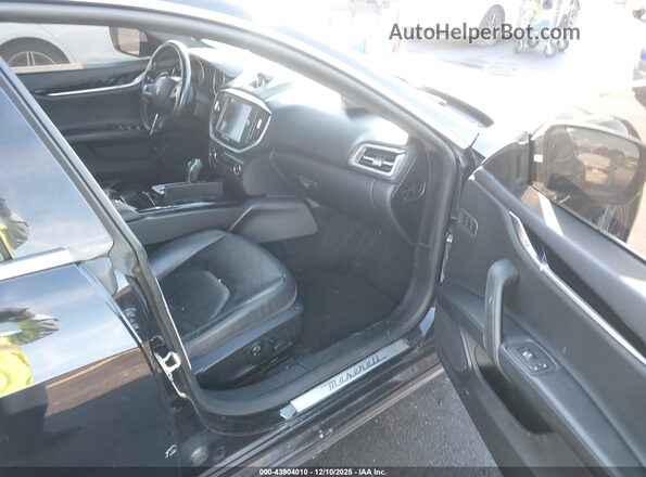 ZAM57XSA2G1178587 2016 MASERATI GHIBLI Black Vista interior delantera