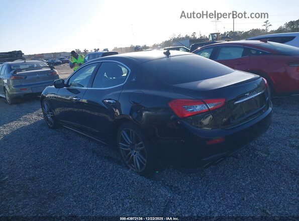 ZAM57XSA3G1185340 2016 MASERATI GHIBLI Black Tył lewy