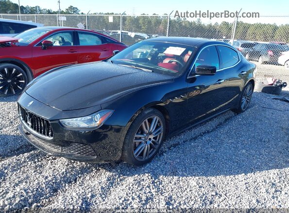 ZAM57XSA3G1185340 2016 MASERATI GHIBLI Black Przód lewy