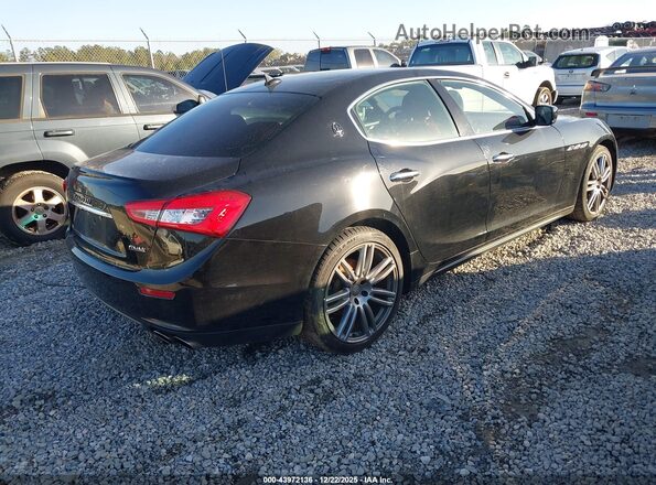 ZAM57XSA3G1185340 2016 MASERATI GHIBLI Black Tył prawy