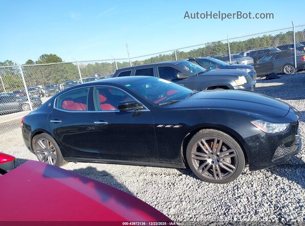 ZAM57XSA3G1185340 2016 MASERATI GHIBLI Black Widok wnętrza z tyłu