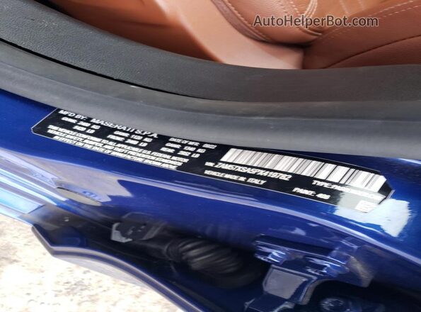 ZAM57XSA5PX419782 2023 MASERATI GHIBLI Blue Vista del compartimento del motor