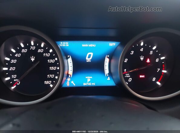 ZAM57XSA7L1344497 2020 MASERATI GHIBLI Белый Вид задних сидений