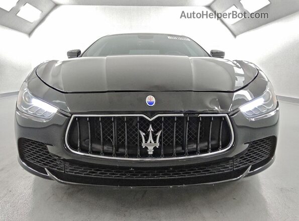 ZAM57XSA8H1226675 2017 MASERATI GHIBLI Black Widok z przodu