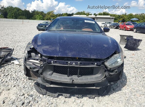 ZAM57XSL9K1336529 2019 MASERATI GHIBLI Blue Вид спереду