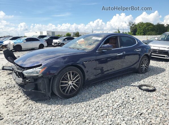 ZAM57XSL9K1336529 2019 MASERATI GHIBLI Blue Передня ліва чверть