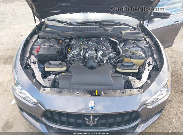 ZAM57YTAXM1368413 2021 MASERATI GHIBLI Gray Rear view