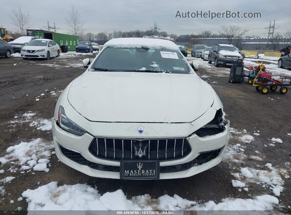 ZAM57YTL0K1322135 2019 MASERATI GHIBLI White Widok zestawu wskaźników