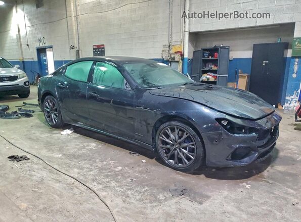 ZAM57YTS3M1362154 2021 MASERATI GHIBLI Черный Передняя правая четверть