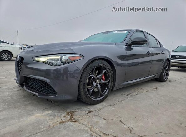 ZARFAECN2J7597159 2018 ALFA ROMEO GIULIA Gray Przód lewy