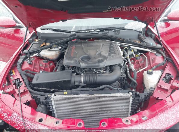 ZARFAEDN8J7576699 2018 ALFA ROMEO GIULIA Red Вид ззаду