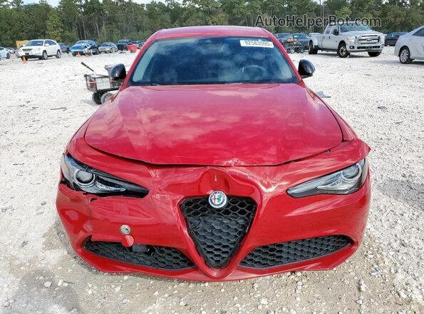 ZARFAMAN0L7636007 2020 ALFA ROMEO GIULIA Красный Вид спереди