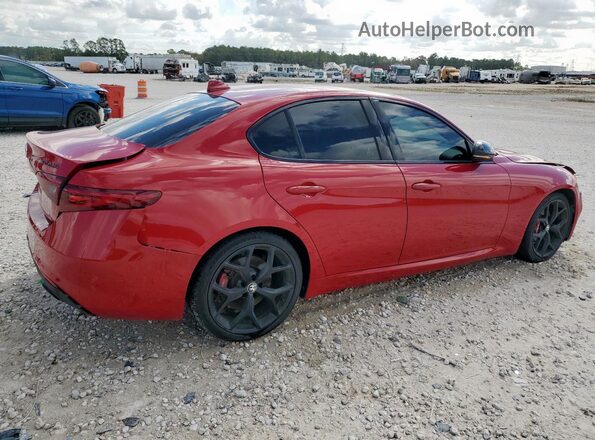 ZARFAMAN0L7636007 2020 ALFA ROMEO GIULIA Красный Задняя правая четверть