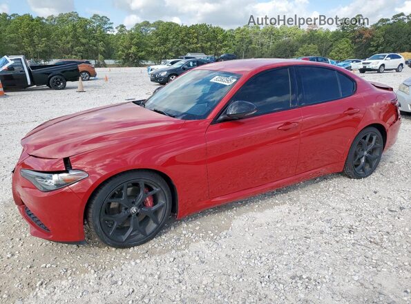 ZARFAMAN0L7636007 2020 ALFA ROMEO GIULIA Красный Передняя левая четверть