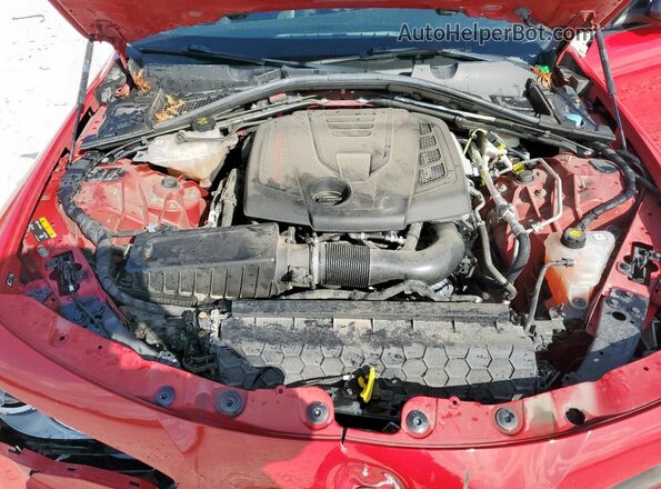 ZARFAMAN0L7636007 2020 ALFA ROMEO GIULIA Красный Вид задней части салона