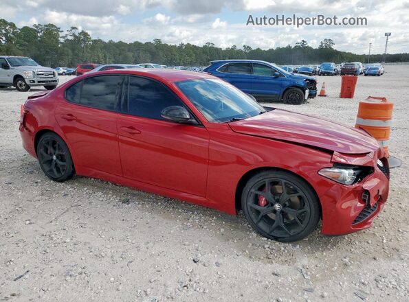 ZARFAMAN0L7636007 2020 ALFA ROMEO GIULIA Красный Передняя правая четверть