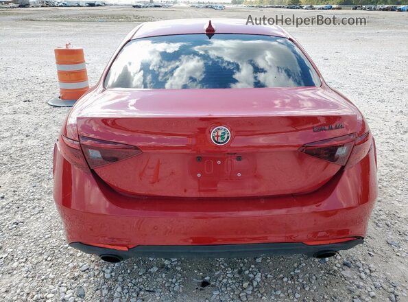 ZARFAMAN0L7636007 2020 ALFA ROMEO GIULIA Красный Вид сзади