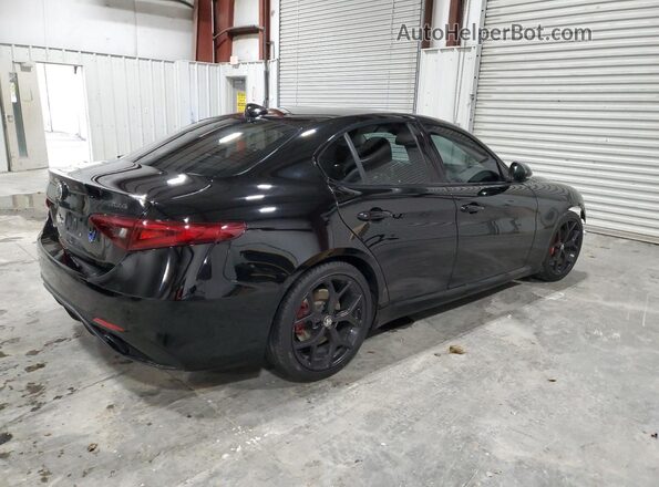 ZARFAMAN3K7616221 2019 ALFA ROMEO GIULIA Black Tył prawy