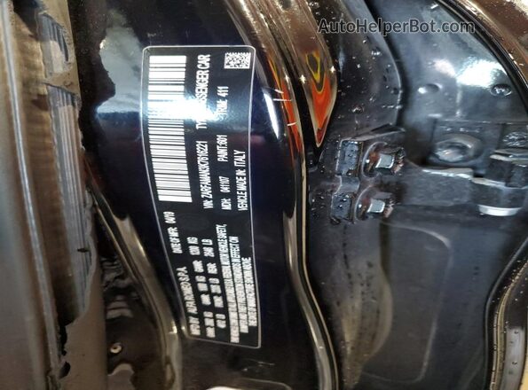 ZARFAMAN3K7616221 2019 ALFA ROMEO GIULIA Black Widok naklejki z numerem VIN