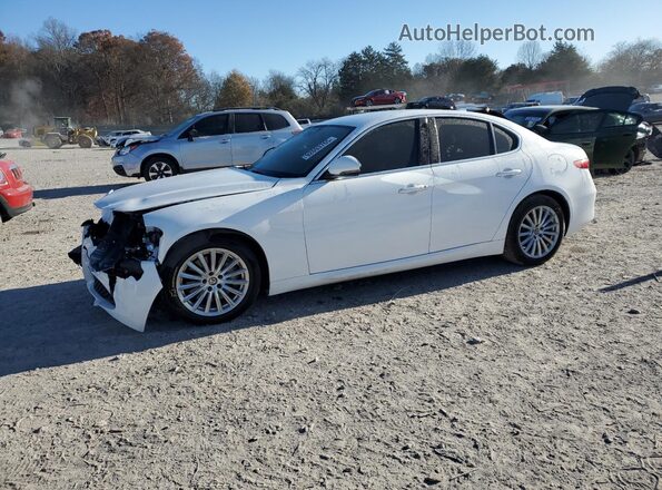 ZARFAMAN3M7640005 2021 ALFA ROMEO GIULIA White წინა მარცხენა ხედი სამი მეოთხედიდან