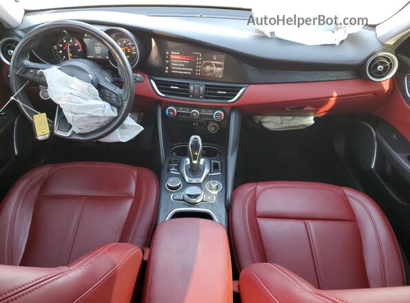 ZARFAMAN3M7640005 2021 ALFA ROMEO GIULIA White წინა პანელის ხედი