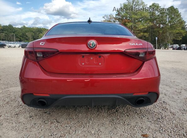 ZARFAMBN1P7670753 2023 ALFA ROMEO GIULIA Красный Вид сзади