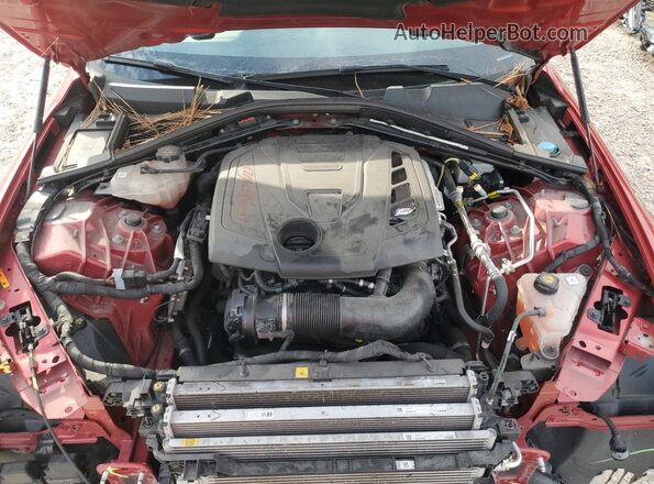 ZARFAMBN1P7670753 2023 ALFA ROMEO GIULIA Красный Вид задней части салона
