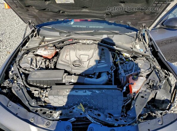 ZARFAMBN2P7668168 2023 ALFA ROMEO GIULIA Gray Вид задньої частини салону