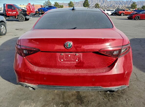 ZARFAMBN5P7671226 2023 ALFA ROMEO GIULIA Red Հետևի տեսք